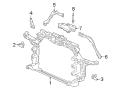 RADIATOR SUPPORT.