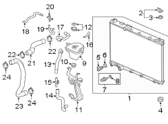 RADIATOR & COMPONENTS.