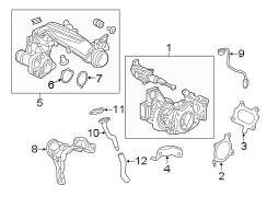 ENGINE / TRANSAXLE. TURBOCHARGER & COMPONENTS.