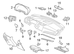 INSTRUMENT PANEL COMPONENTS.