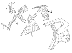 QUARTER PANEL. INNER STRUCTURE.