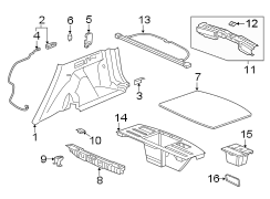 Rear body & floor. Interior trim.