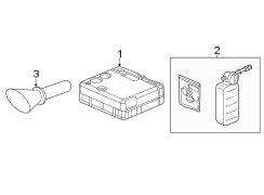 Rear body & floor. Jack & components.