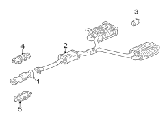 EXHAUST SYSTEM. EXHAUST COMPONENTS.