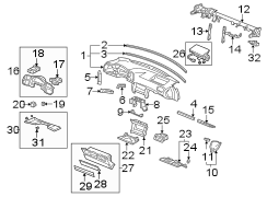 Instrument Panel Trim Panel (Lower)