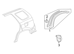 QUARTER PANEL. EXTERIOR TRIM.