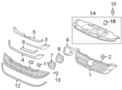 GRILLE & COMPONENTS.