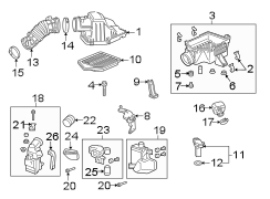 ENGINE / TRANSAXLE. AIR INTAKE.