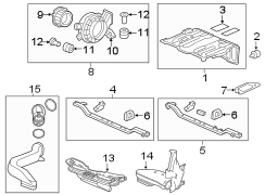 Drive Motor Battery Pack Cooling Fan Assembly