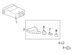 TIRE PRESSURE MONITOR COMPONENTS.