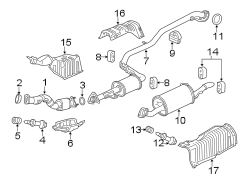 Exhaust system. Exhaust components.