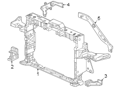 Radiator support.