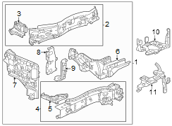 Frame Side Member (Left, Front, Lower)