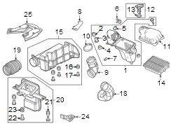 Engine / transaxle. Air intake.