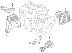 Engine / transaxle. Engine & TRANS mounting.