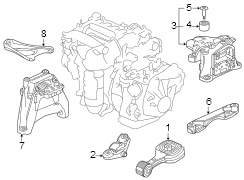 Engine / transaxle. Engine & TRANS mounting.