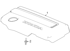 Engine / transaxle. Engine appearance cover.