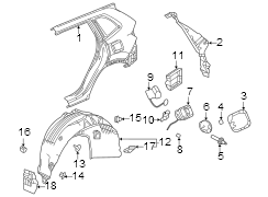 Quarter panel & components.