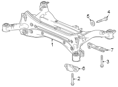 Rear suspension. Suspension mounting.