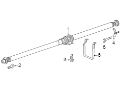 Rear suspension. Drive shaft.