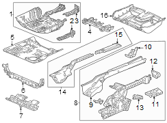 Frame Side Member Assembly (Right, Rear)