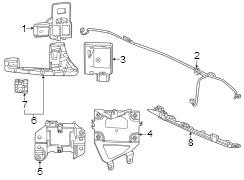 Blind spot module. Dummy pod. Inner. Outer. W/HYBRID.