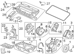 ENGINE / TRANSAXLE. ENGINE PARTS.