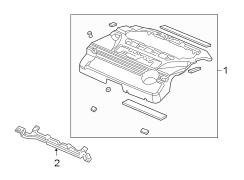 ENGINE / TRANSAXLE. ENGINE APPEARANCE COVER.
