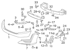 Bumper Guide (Left, Front, Upper)