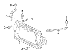 Bolt. A bolt used to attach.