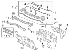 Windshield Washer Hose (Front)