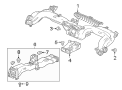 Instrument Panel Air Duct (Upper, Lower)