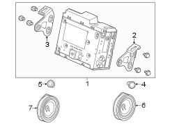 Radio Bracket (Left)