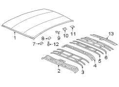 Roof Header Panel (Rear)