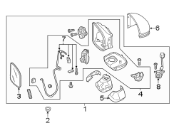 Door Mirror Cover (Left)