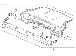 Package Tray Trim Cap (Right)