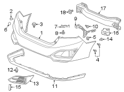 Bumper Impact Bar (Rear)