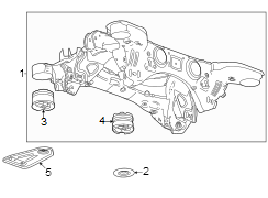 SUB - Frame. Suspension. Suspension crossmember. (Rear)