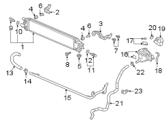 Drive Motor Inverter Radiator Hose Bracket