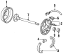 Brake Hydraulic Line Bracket (Rear)