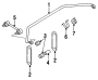 BSHNG; Stabilizer B. Stabilizer bar bushing. (Rear)