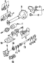 Bracket. Housing. Differential. Axle. Mount. Differential Mount.