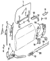 Image of Handle, outside gasket. Included with: Included. image for your 1996 Jaguar