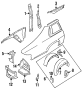 Image of Panel - Tail Lamp. (Lower). Included with: Included. image for your Jaguar XJS  