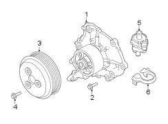 Image of Connector tube o - Ring. Engine Coolant Outlet Gasket. Engine Coolant Outlet. image for your Jaguar XE  