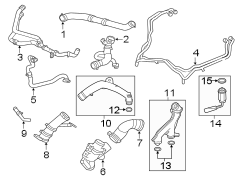 Image of Engine Coolant Pipe O-Ring (Upper) image for your 2023 Jaguar XF   