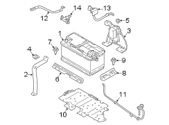 Image of Battery Vent Tube image for your Jaguar S-Type  