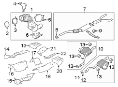 Image of Clamp - Exhaust. Muffler Clamp. (Rear). Clamp for Exhaust. image for your Jaguar F-Pace  