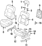 SEATS & TRACKS. FRONT SEAT COMPONENTS.