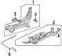 Folding Seat Release Cable (Front)